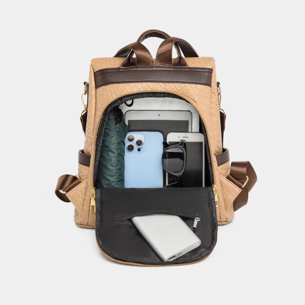 PU Leather Backpack Bag - Farnelli
