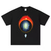 Men's Vintage Wash Graphic Oversized T-Shirt - Black