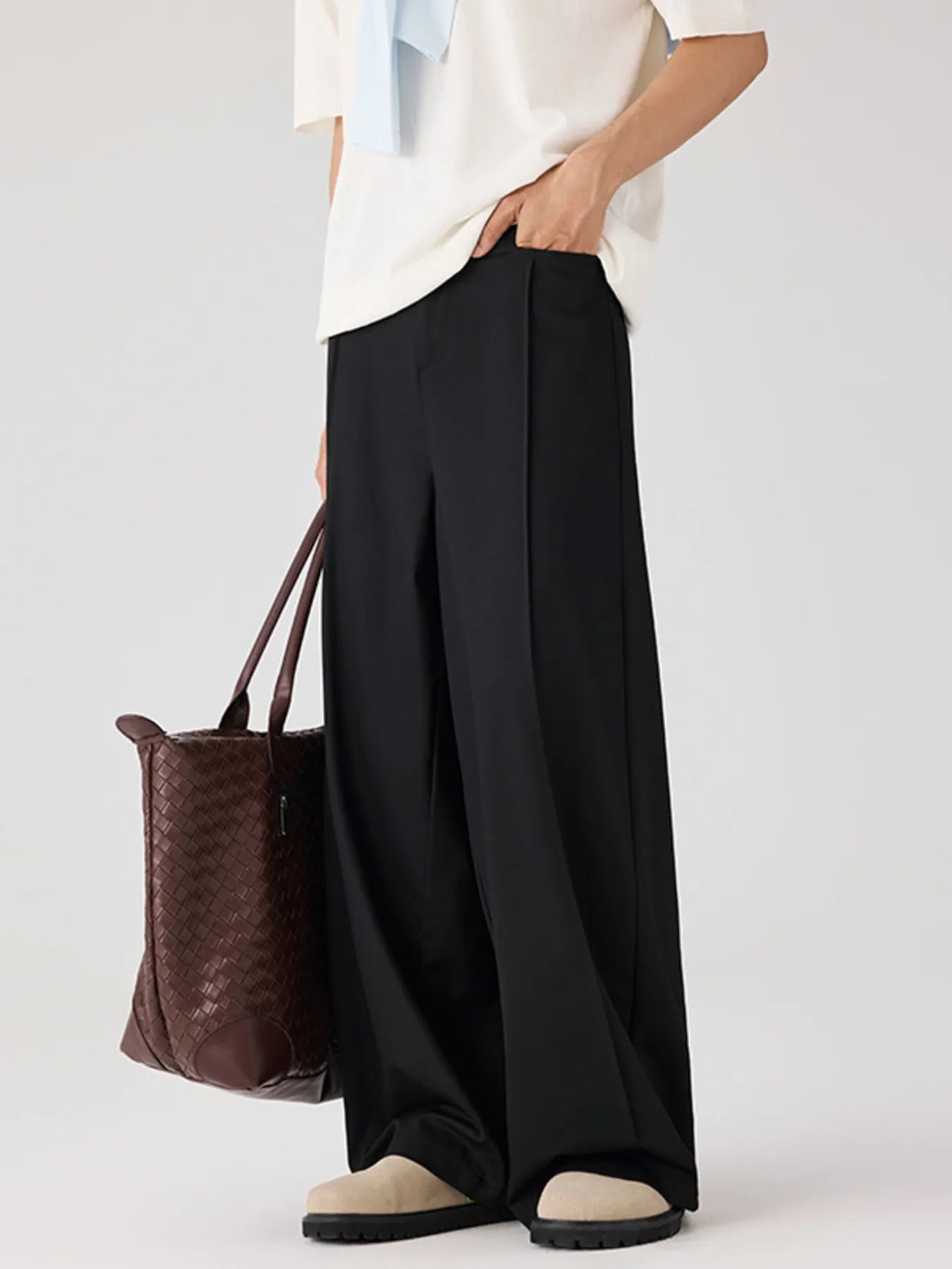 Men's Wide Leg Pants - Farnelli