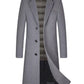 Men's Classic Button Up Overcoat - Farnelli
