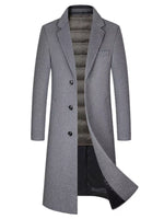 Men's Classic Button Up Overcoat - Farnelli