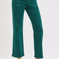 RISEN High Rise Ankle Flare Patch Pocket Jeans - Farnelli
