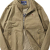 Men's Plus Size Casual Lightweight Zip Up Jacket - Khaki