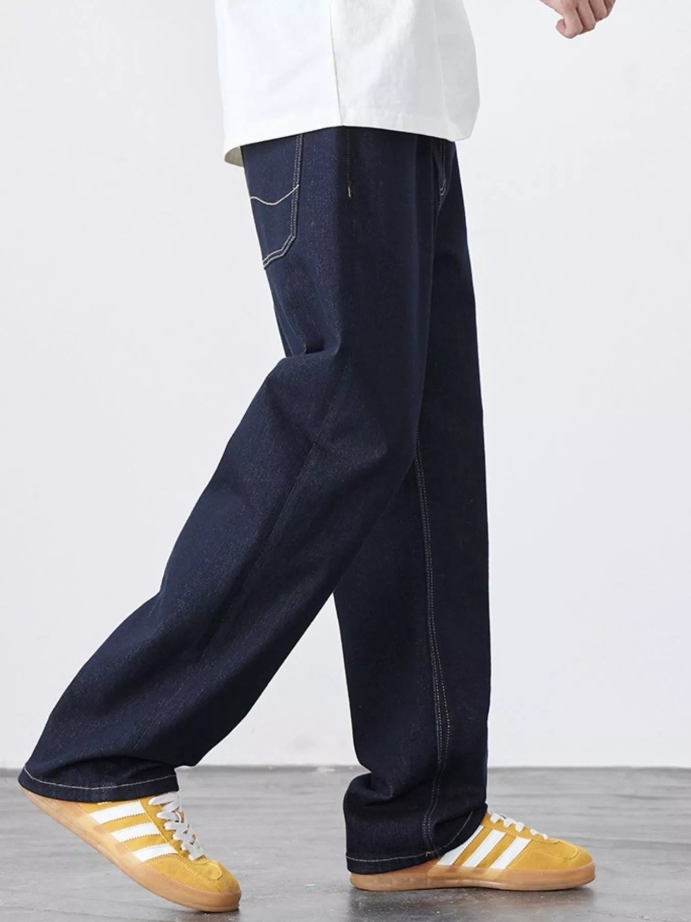 Men's Wash Relaxed Fit Jeans - Farnelli