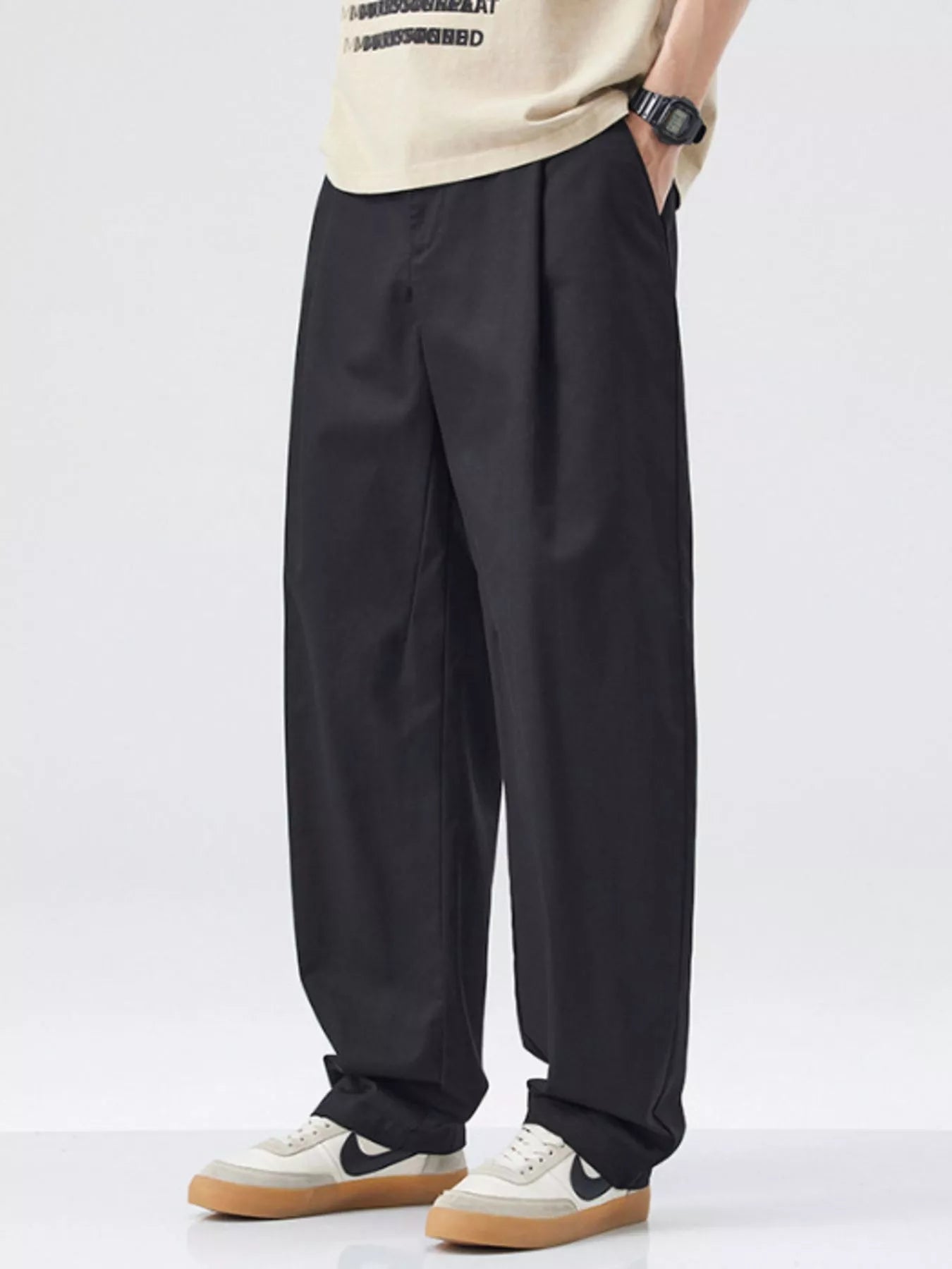 Men's Wide Leg Casual Pants - Farnelli