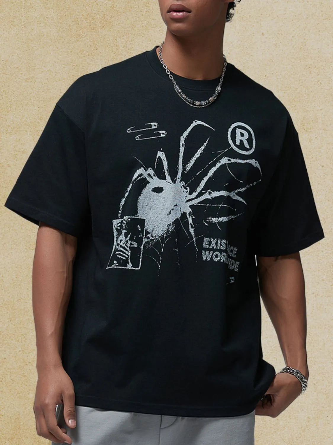 Men's Graphic Round Neck Half Sleeve T-Shirt - Farnelli