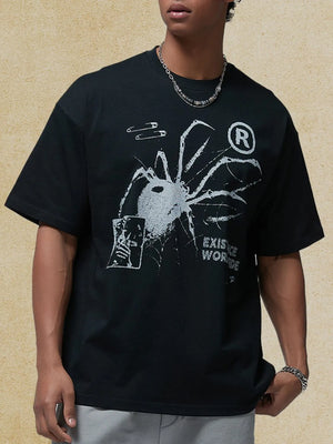 Men's Graphic Round Neck Half Sleeve T-Shirt - Farnelli