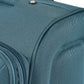 HouseOfZazla expandable softside luggage 3-piece set with spinner wheels in multiple colors