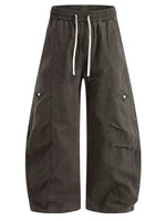 Men's Plus Size Wide-Leg Cargo Pants - Farnelli