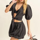 HYFVE Front Tie Top and Bubble Hem Shorts - Farnelli