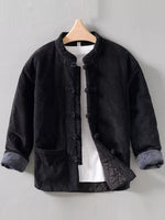 Men's Button Front Long Sleeve Jacket - Farnelli