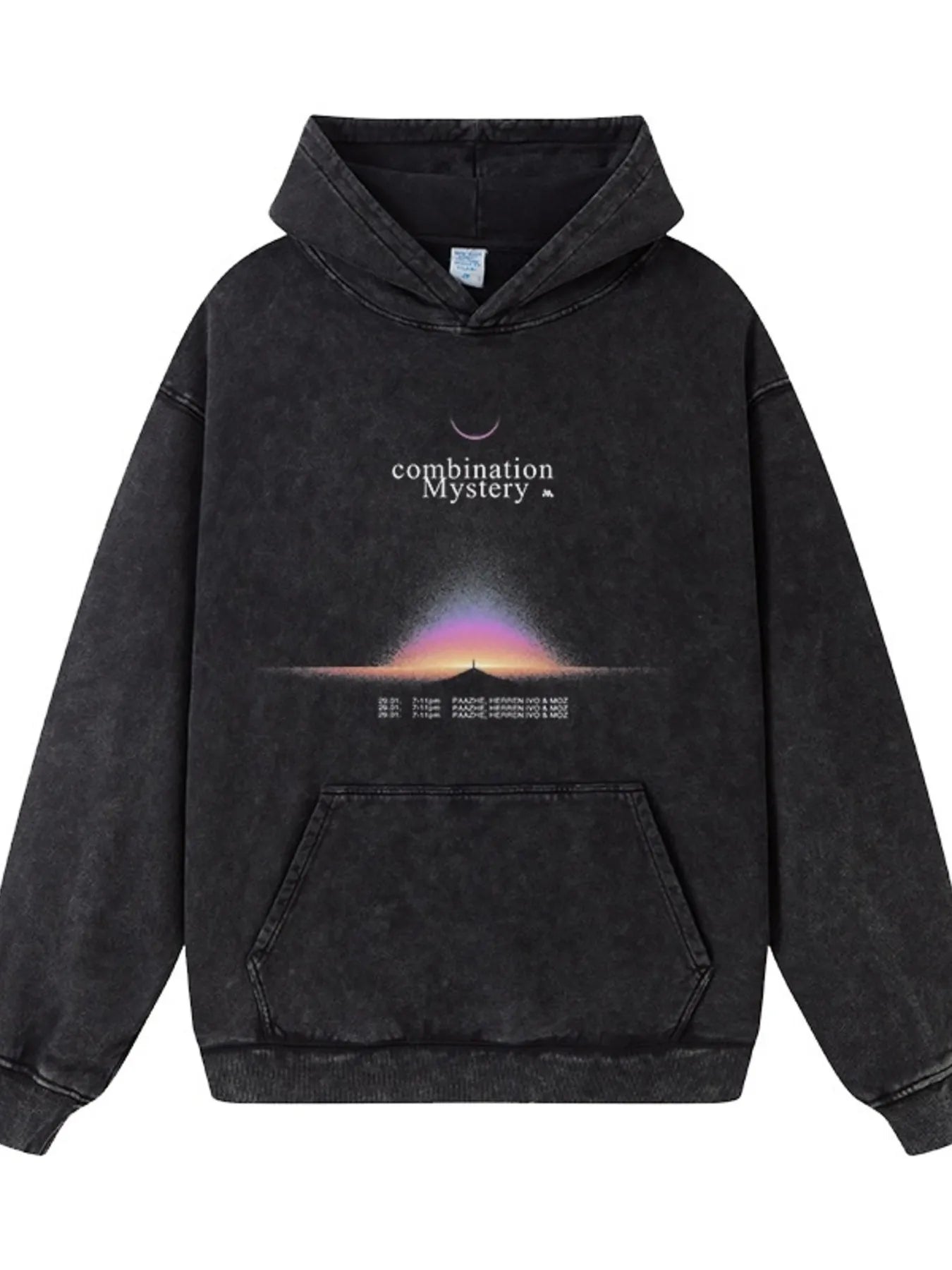 Men's Graphic Dropped Shoulder Hoodie - Farnelli