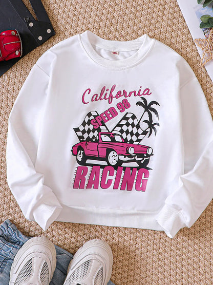 Children's Graphic Crew Neck Sweatshirt - Farnelli