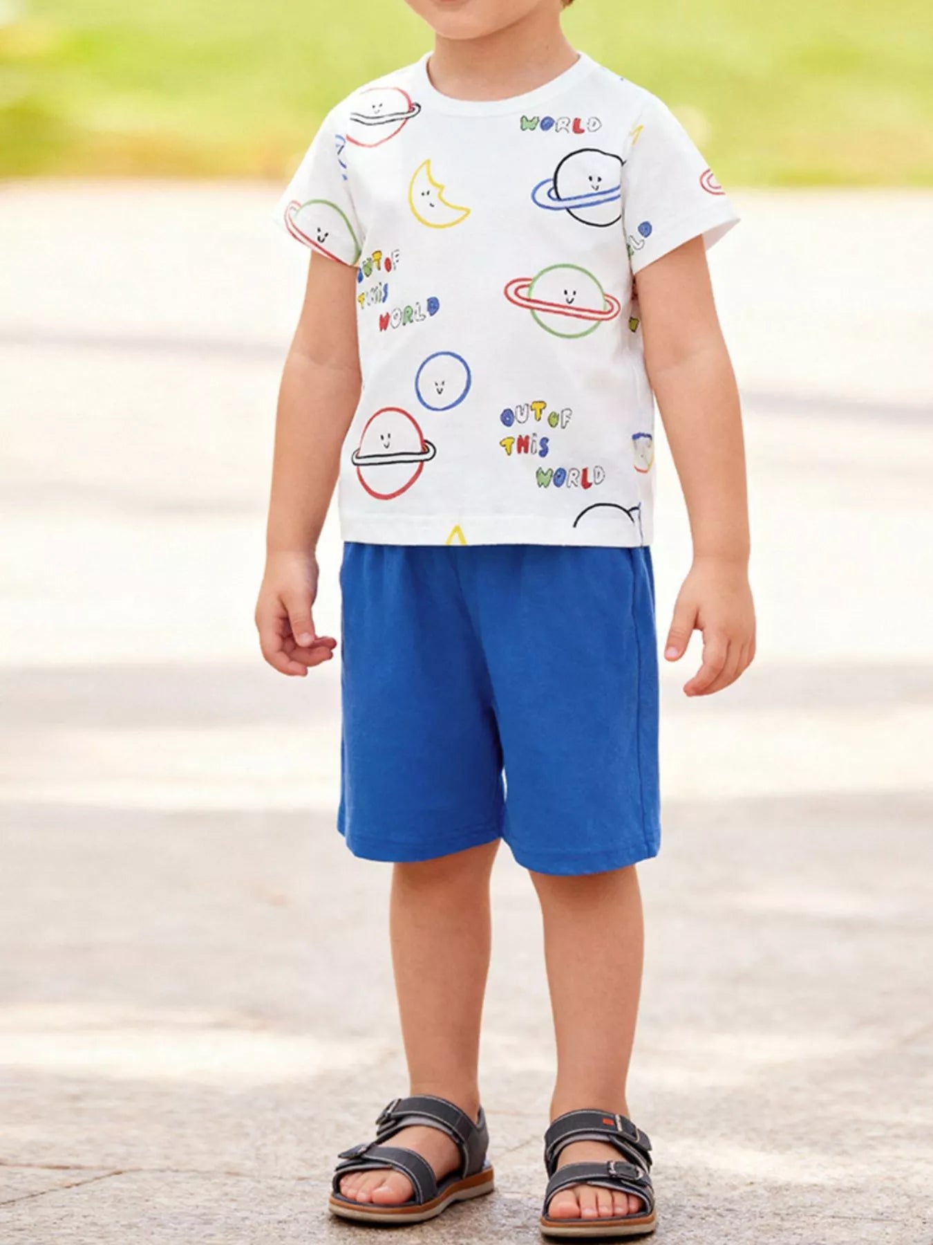 Children's Printed Tee & Shorts Set - Farnelli