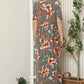BOMBOM Floral Round Neck Short Sleeve Maxi Tee Dress - Farnelli