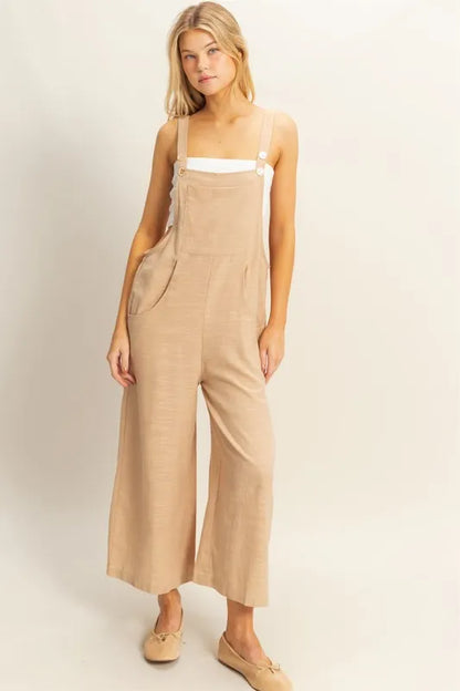 HYFVE Textured Wide Leg Overall - Farnelli