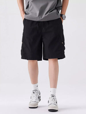 Men's Full Size Loose Fit Cargo Shorts Plus Size - Farnelli