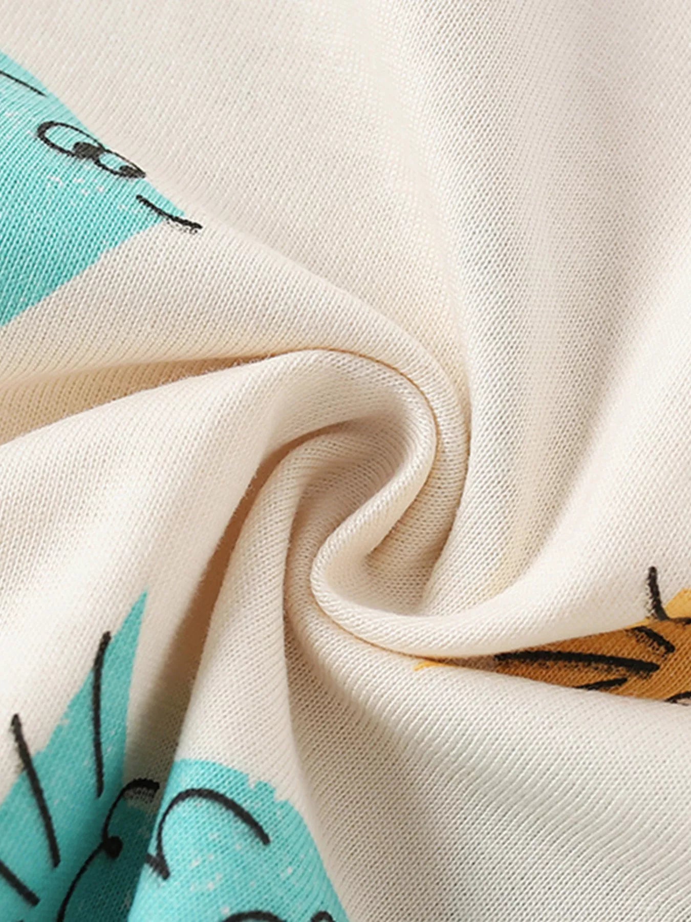 Children's Fish Print Round Neck T-Shirt - Farnelli
