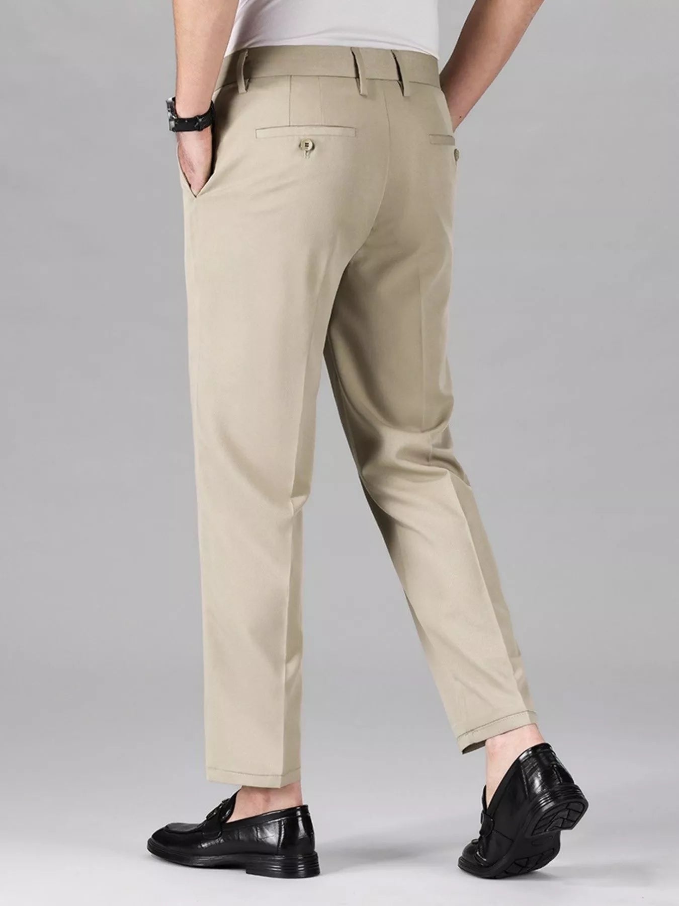 Men's Slim Fit Business Casual Pants - Farnelli