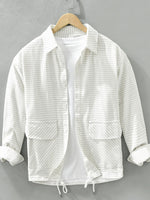 Men's Plus Size Button Up Long Sleeve Shirt - Farnelli
