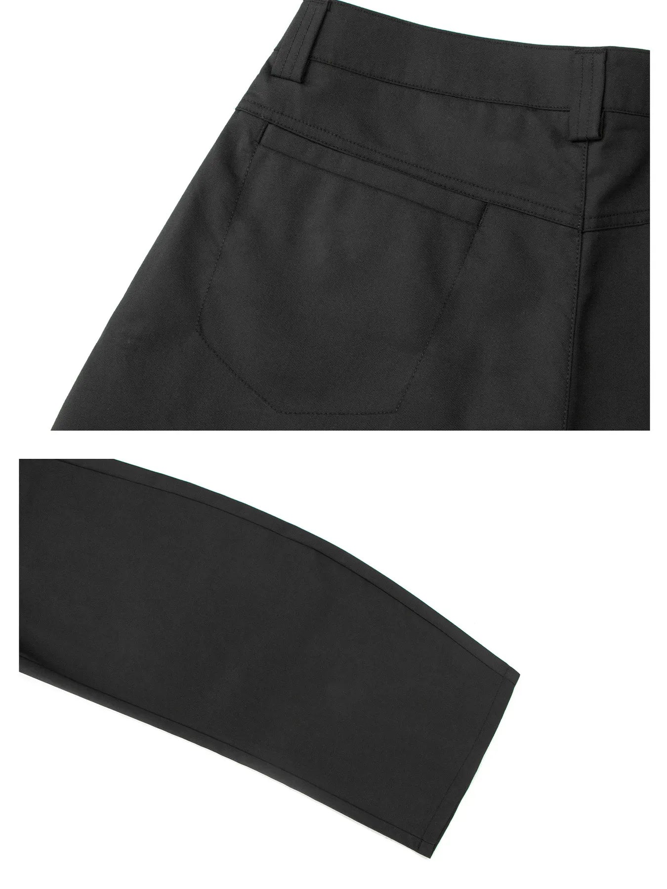 Men's Wide Leg High Waisted Pants - Farnelli