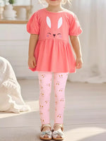 Children's Bunny Top and Leggings Set - Farnelli