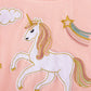Children's Unicorn Ruffle Sleeve Tulle Dress - Farnelli