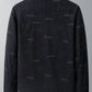 Men's Plus Size Smiley Face Print Snap Down Casual Jacket - Farnelli