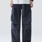 Men's Drawstring Wide Leg Cargo Pants - Farnelli