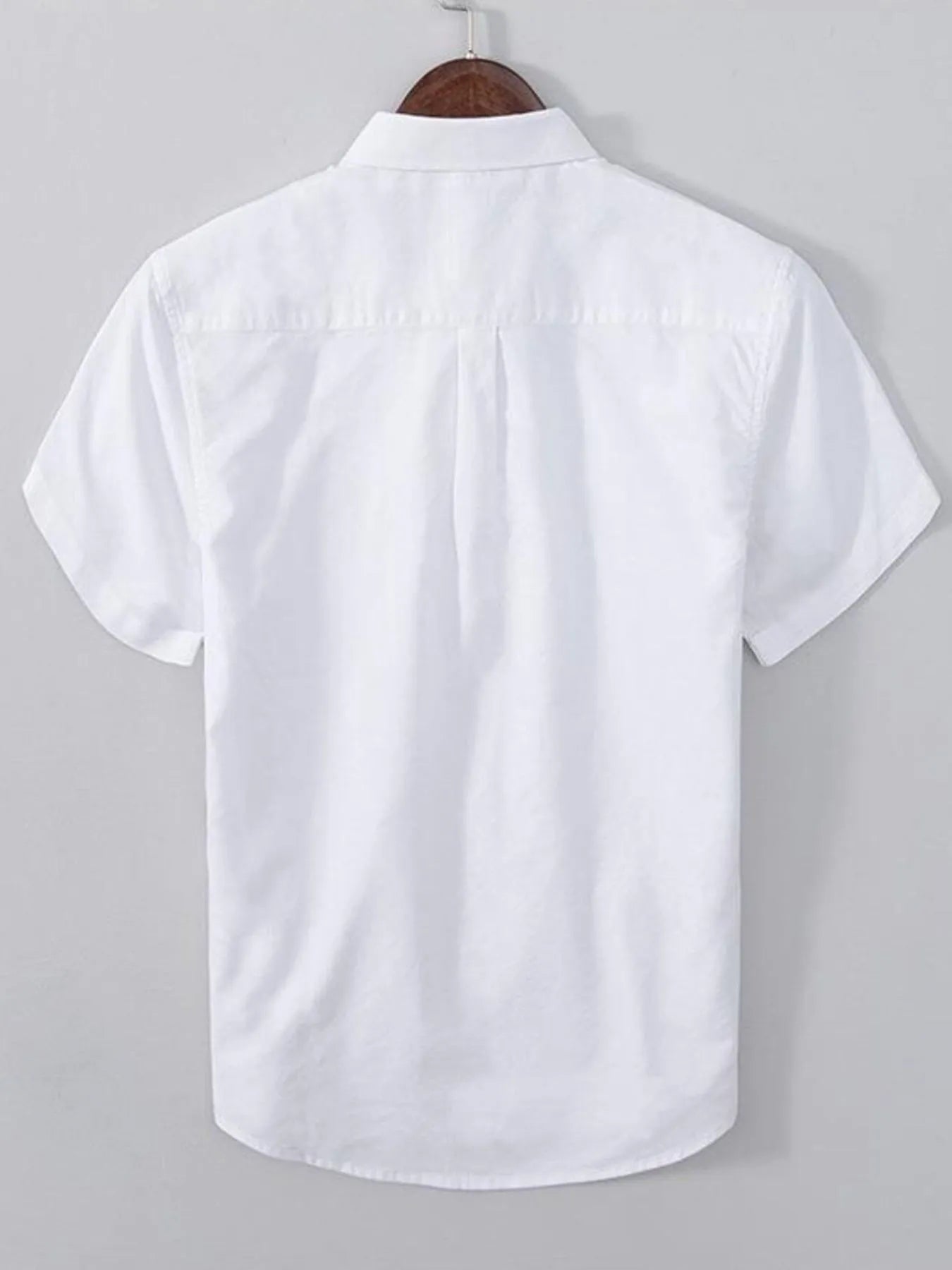 Men's Plus Size Short Sleeve Button-Up Shirt - Farnelli