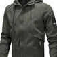 Men's Plus Size Hooded Windproof Casual Jacket - Farnelli