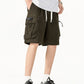 Men's Plus Size Drawstring Cargo Shorts - Farnelli