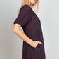 VERY J Lace Detail Puff Sleeve Romper with Pockets - Farnelli