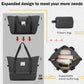 HouseOfZazla expandable 2-piece luggage set with TSA lock and spinner wheels in multiple colors