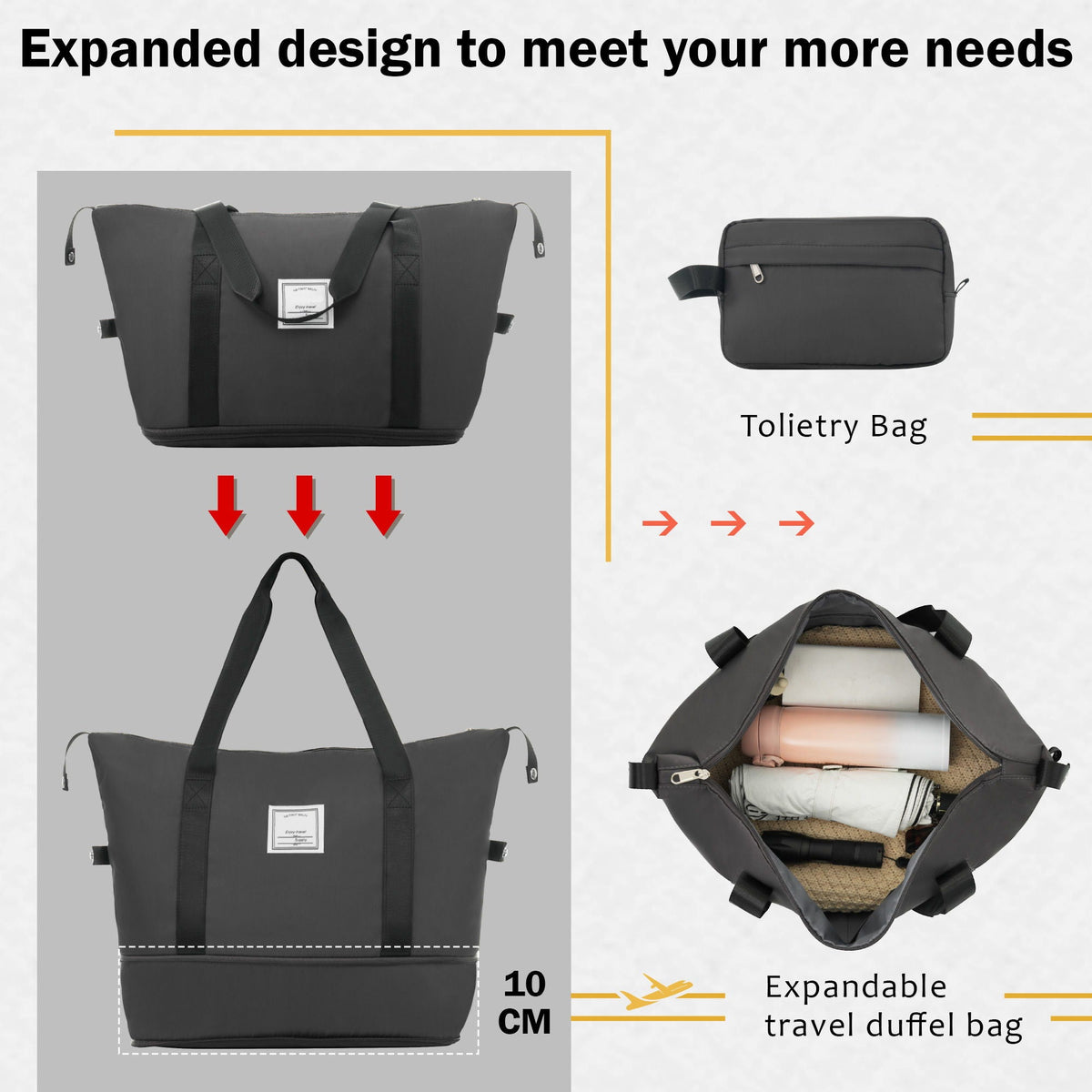 HouseOfZazla expandable 2-piece luggage set with TSA lock and spinner wheels in multiple colors