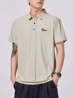 Men's Plus Size Button Detail Short Sleeve Polo - Farnelli