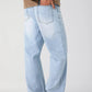 Men's Wide Leg Wash Jeans - Farnelli