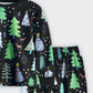 Children's Christmas Tree Print Pajama Set - Farnelli