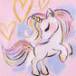 Children's Unicorn Graphic Ruffle Sleeve Tulle Dress - Farnelli