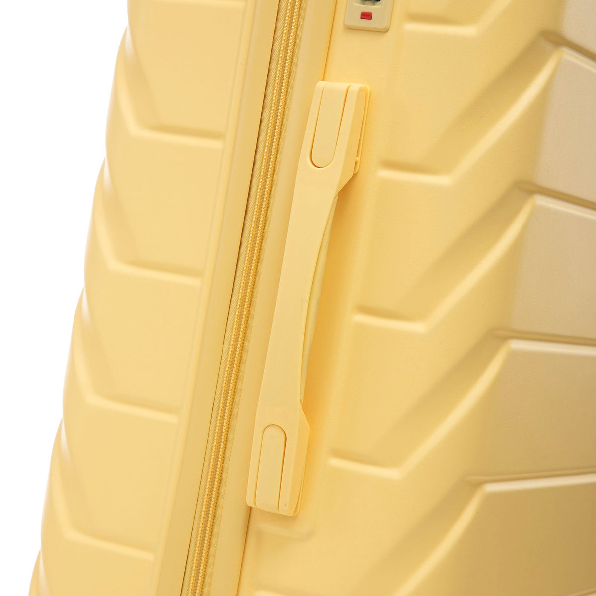 HouseOfZazla 3-piece spinner wheel luggage set with combination locks in assorted sizes