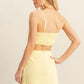 HYFVE Ruched Bra Top and Mini Skirt Set - Farnelli