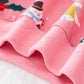 Children's Christmas Print Crew Neck Sweatshirt - Farnelli