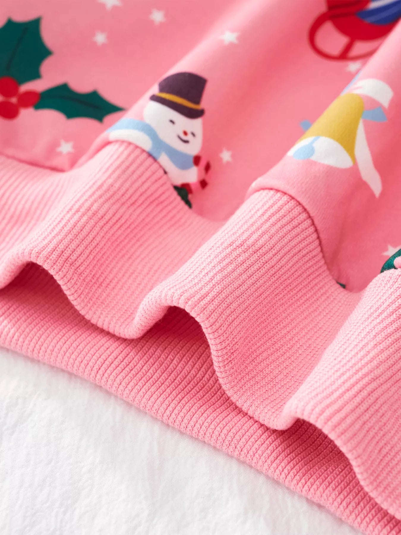 Children's Christmas Print Crew Neck Sweatshirt - Farnelli