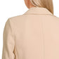Zenana Woven Long Sleeve Blazer With Lining - Farnelli