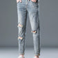Men's Plus Size Distressed Slim Fit Jeans - Farnelli