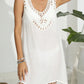 Tassel Scoop Neck Wide Strap Cover-Up - Farnelli