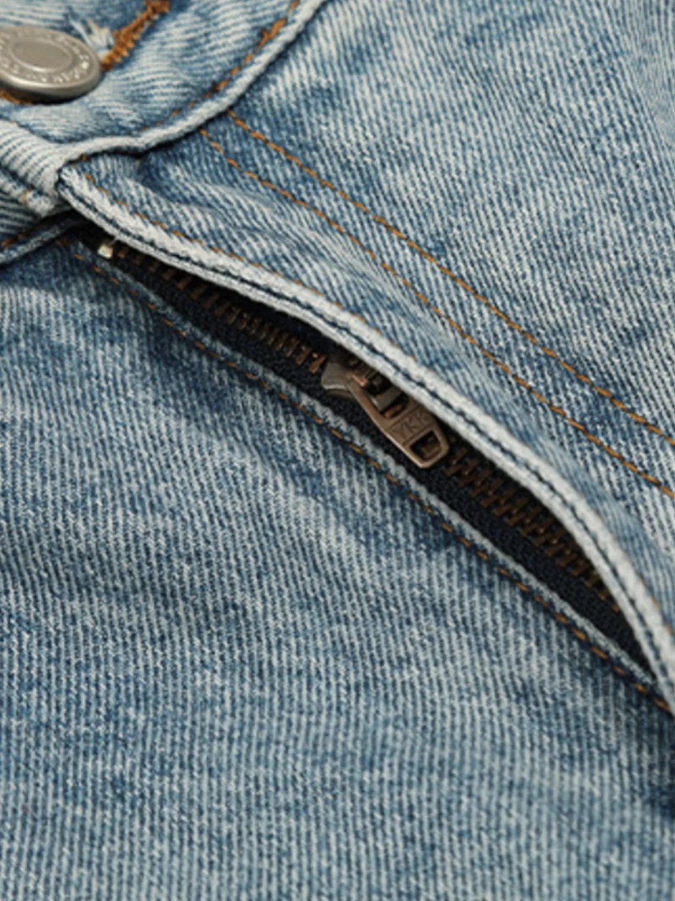 Men's Washed Relaxed Fit Baggy Jeans - Farnelli