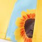 Children's Sunflower Ruffle Cap Sleeve Dress - Farnelli