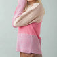 VERY J Color Block Long Sleeve Sweater - Farnelli
