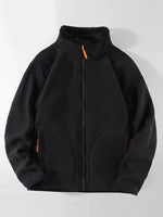 Men's Plus Size Fleece Lined Full Zip Sweatshirt - Farnelli